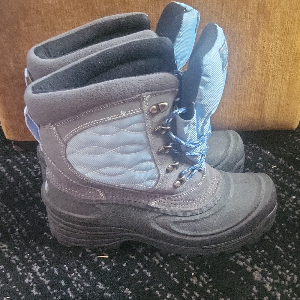 Ranger Puffy Gray Winter Snow Boots